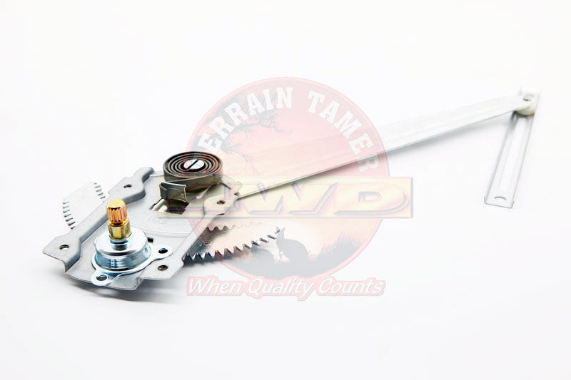 REGULATOR WINDOW FRONT L/H SUITABLE FOR DOOR WITH 1/4 GLASS