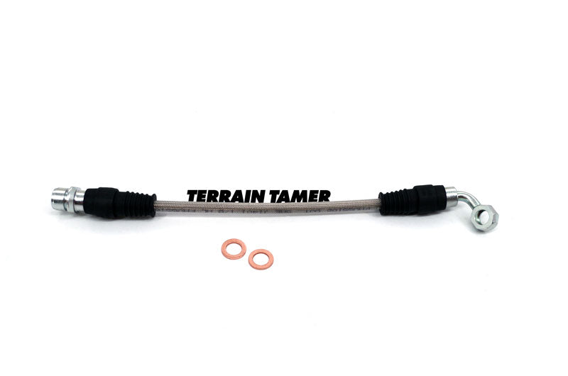 BRAIDED BRAKE HOSE REAR R/H SUITABLE FOR ABS & VSC