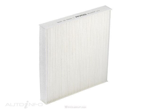 Cabin Air Filter Part Number: RCA227P Brand: Ryco