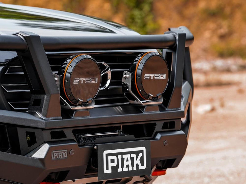PIAK Genesis 4x4 Loop Bull Bar | Orange Recovery & Grey Bash – Mazda BT-50 2020+
