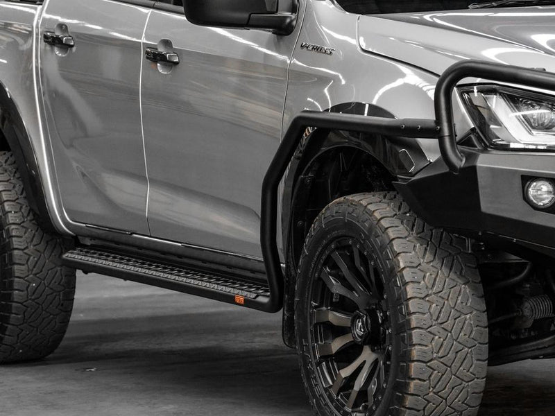 PIAK 4x4 Side Rails for Isuzu D-Max 2020-2023 Strong Steel Off Road Protection