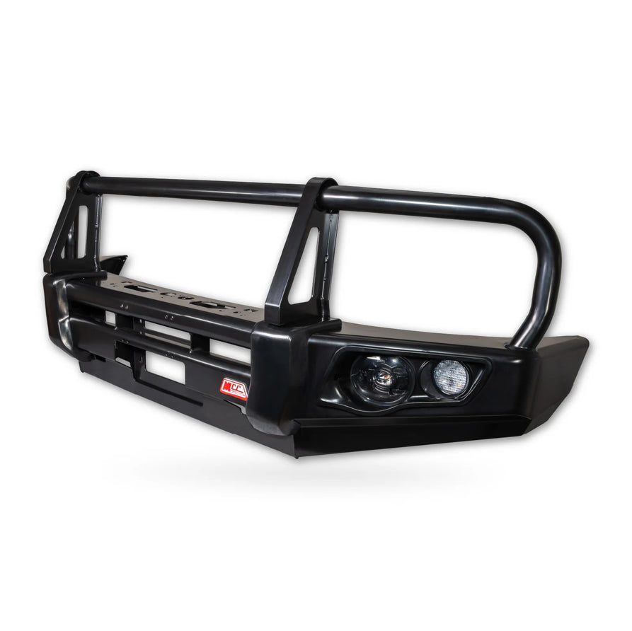 Great Wall Cannon 2025-On Facelift 2025-On 707-02 Falcon Bull Bar Black A-Frame Package (LED Foglight)