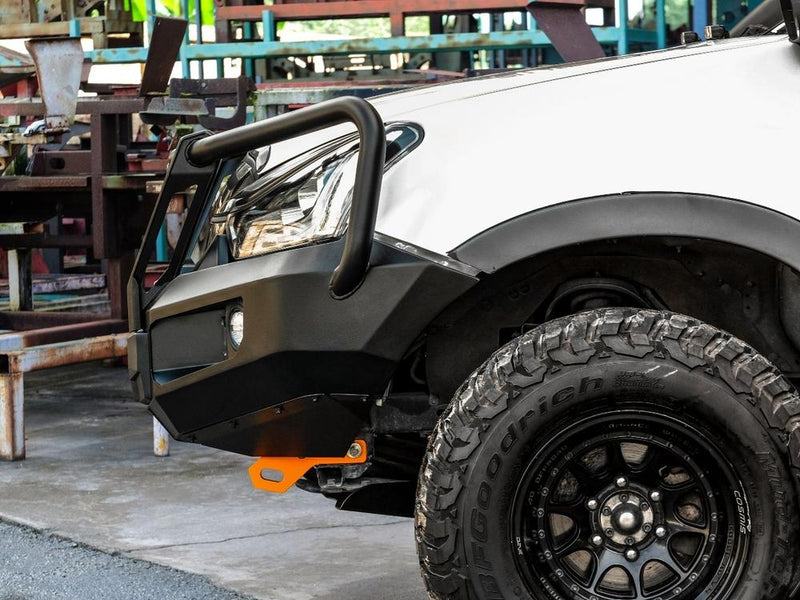 PIAK Elite 3-Loop Bull Bar for Isuzu D-Max (2016-2020) | Orange Recovery Points