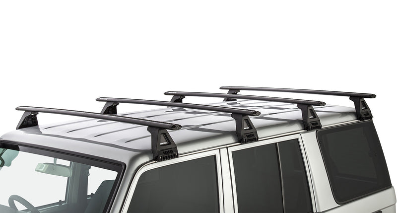Rhino-Rack Vortex RL150 Black 4 Bar Roof Rack for Toyota LandCruiser 76 Series 4×4