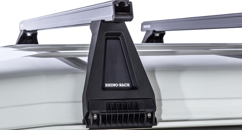 Rhino-Rack Heavy Duty RL210 Black 3 Bar Roof Rack for Toyota LandCruiser 78 Series 4×4 Troop Carrier