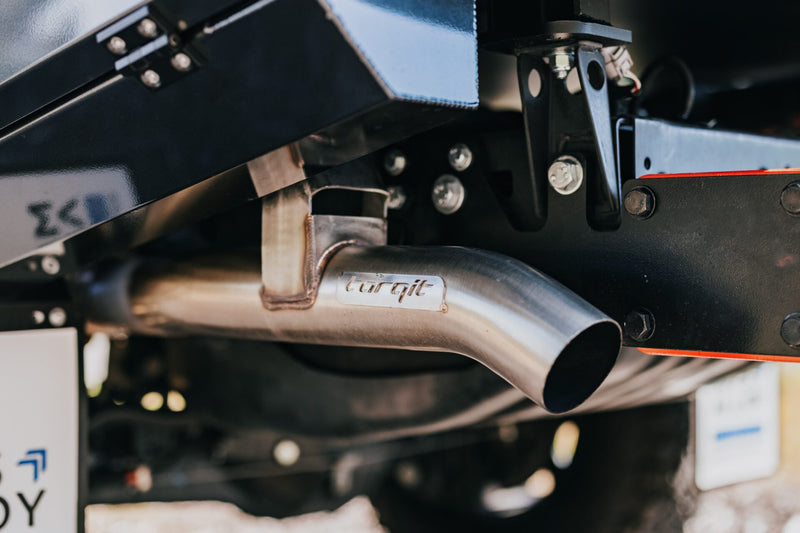 Torqit 3.5″ Single Exit Exhaust for 79 Series 4.5L Dual Cab (08/2012–07/2016)