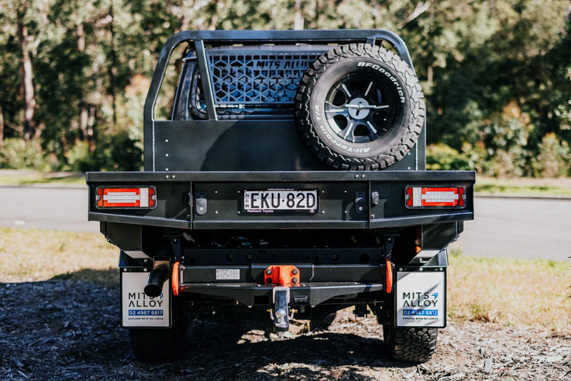 Torqit 3.5″ Single Exit Exhaust for Toyota Landcruiser 79 Series 4.5L Dual Cab (2016–2024+)