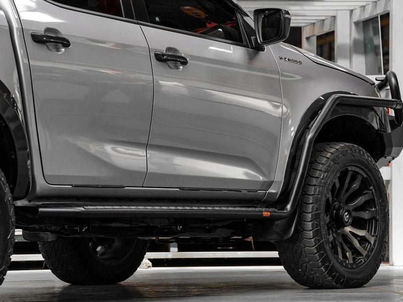 PIAK 4x4 Side Rails for Isuzu D-Max 2020-2023 Strong Steel Off Road Protection