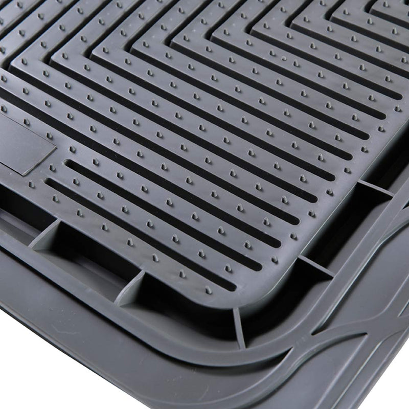 Bushranger Mud Tamer Floor Mats Rear - Black