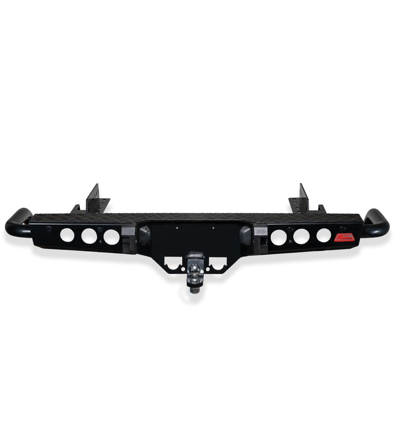 Triton MV 2024-On 022-03 Jack Rear Bar with Black Step Plate Package