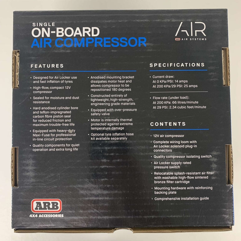 ARB 12v Single Air Compressor Inc. Loom & Bracket – CKMA12