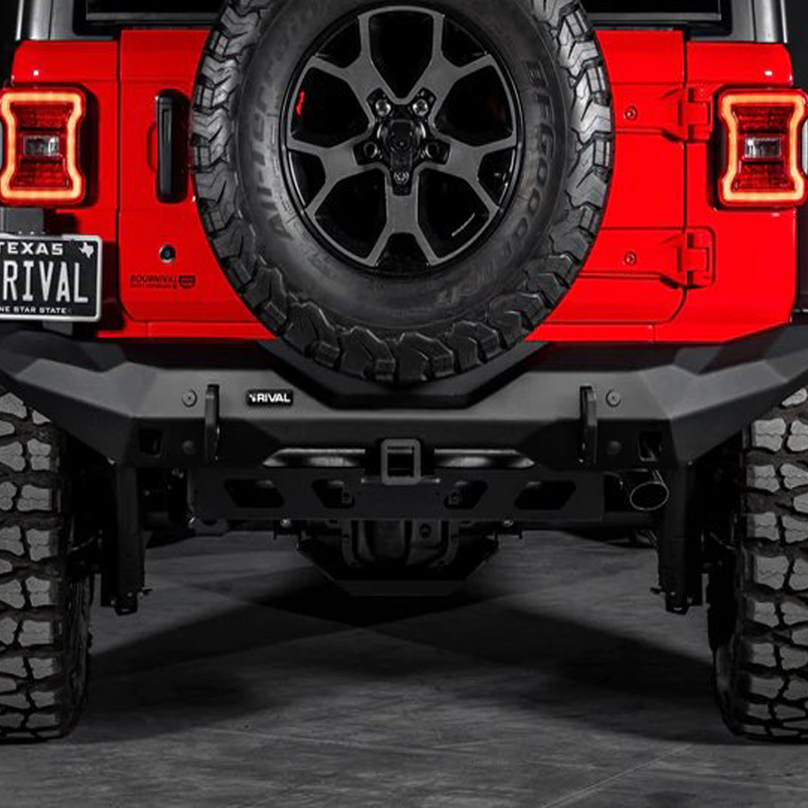 Aluminium Rear Bumper Suitable For Jeep Wrangler JL 2018+