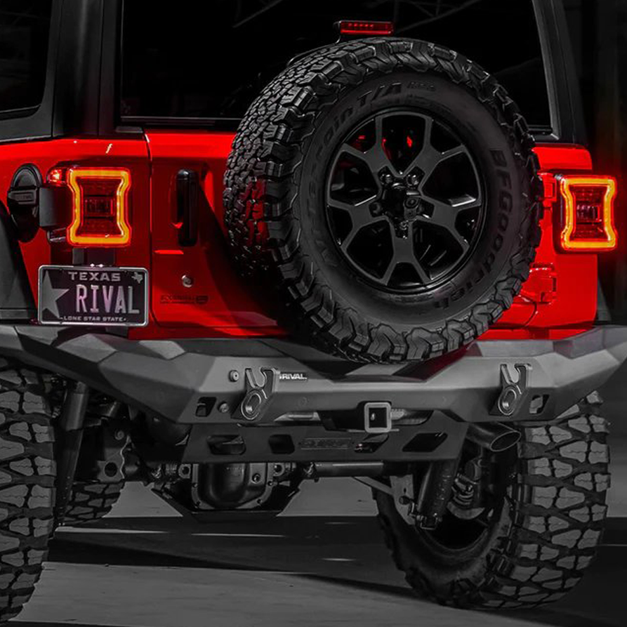 Aluminium Rear Bumper Suitable For Jeep Wrangler JL 2018+