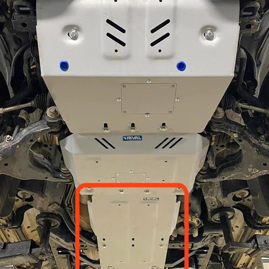 Aluminium Transmission & Transfer Case Underbody Armour Suitable For Toyota Land Cruiser Prado 2009-On