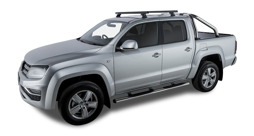 Rhino-Rack Heavy Duty RCH Black 2 Bar Roof Rack for Volkswagen Amarok 2H 4×4