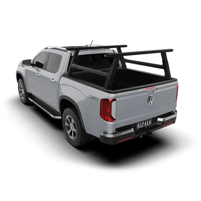 HSP Load Rack Pro Ladder Rack suits All New Volkswagen Amarok 2023+ – Fits Dual Cab Tub & Roll R Cover – Full Set (Front & Rear Legs + Joiner Bar) – 2510-LR2-S