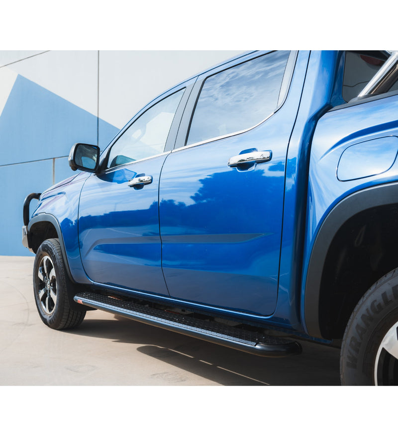 All-New Amarok 2023-On - 309BSBK All Black Side Step Package - SKU MCC-04002-309BSBK