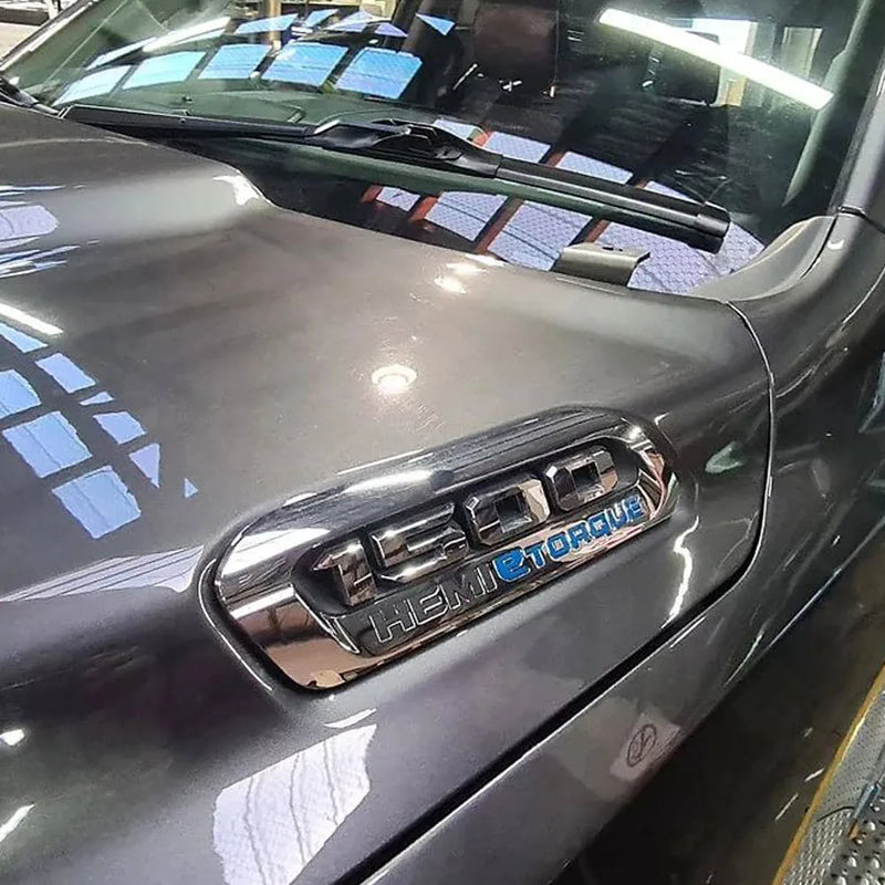 GMF4x4 Bonnet UHF antenna brackets for the Dodge RAM 1500 DT Series (2019+) With factory wiper arm