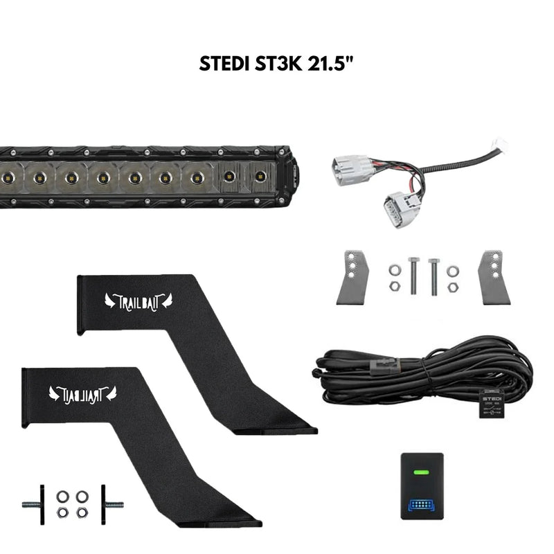TrailBait Mitsubishi MR Triton Behind-Grille Light Bar