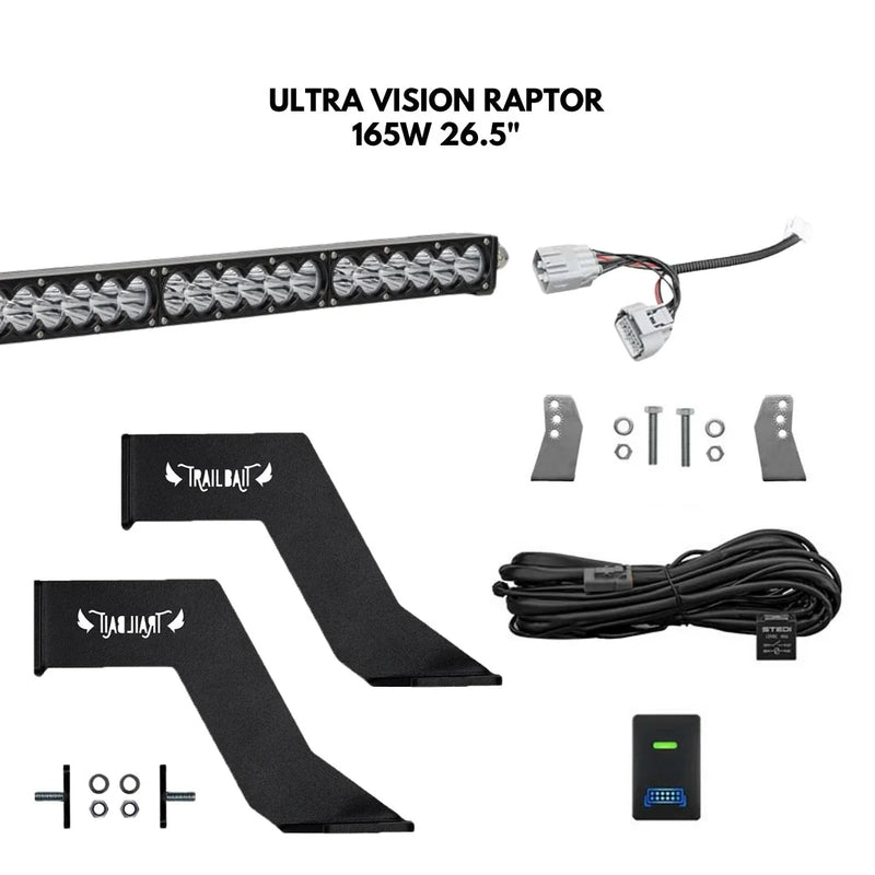 TrailBait Mitsubishi MR Triton Behind-Grille Light Bar