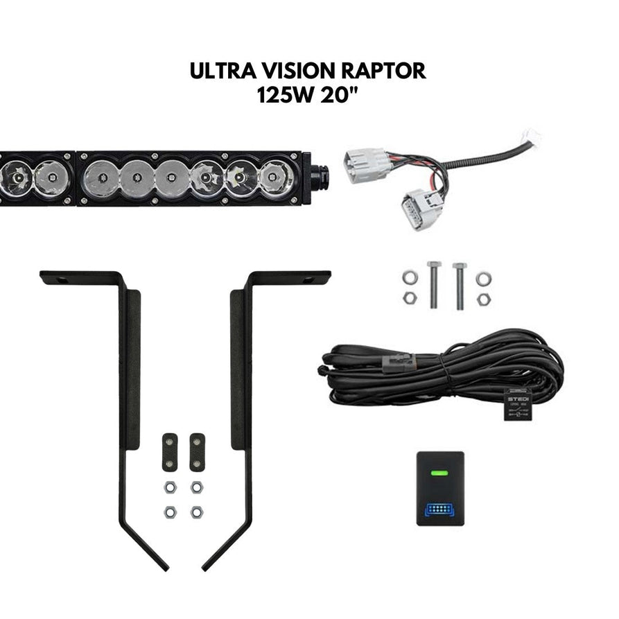 TrailBait Toyota N80 Hilux Behind-Grille Light Bar