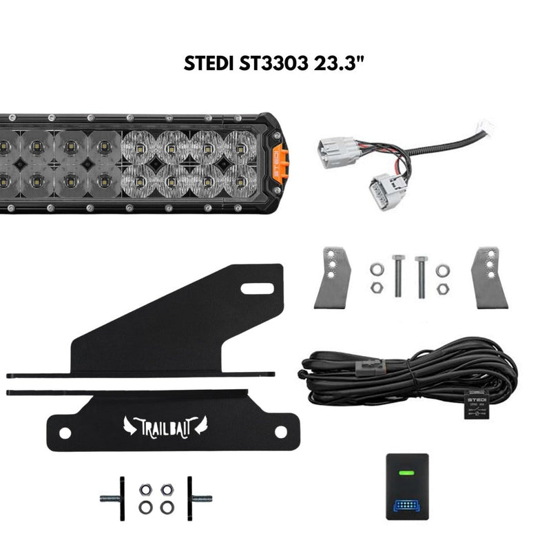 TrailBait Isuzu D-Max Behind-Grille Light Bar 2020+