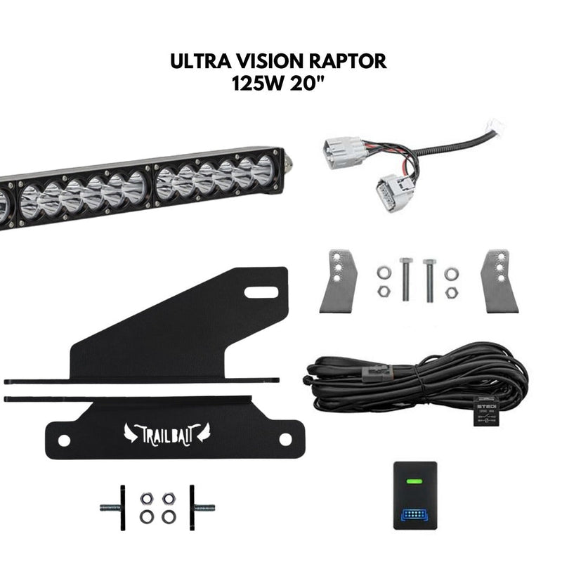 TrailBait Isuzu D-Max Behind-Grille Light Bar 2020+