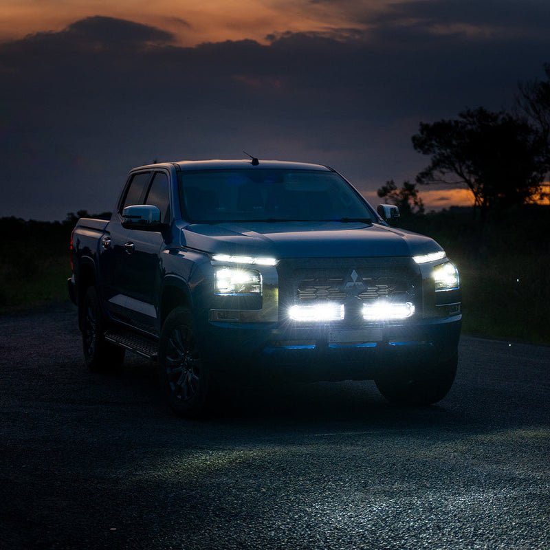 Bushranger Night Hawk Behind Grille Light Kit – Mitsubishi Triton MV (2024+) 4×4