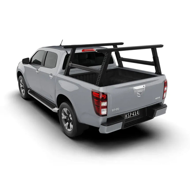 HSP Load Rack Pro Ladder Rack suits Mazda BT-50 TF 2020+ Fits Dual Cab Tub – Full Set (Front & Rear Legs + Joiner Bar) – 1910-LR2-S