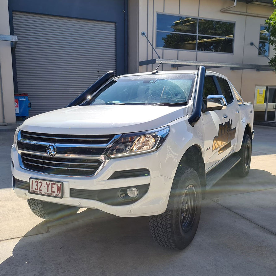 Holden RG Colorado 4" DUAL Stainless Steel Snorkel Kit (SHORT ENTRY)