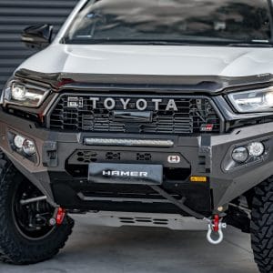 Hamer 4x4 Bull Bar King Series (incl. 3.5T Rated Recovery Points) Suitable For Wider Body GR-S For Toyota Hilux Revo Gr Sport 2023-Present