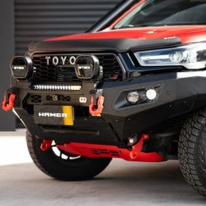 Hamer 4x4 Bull Bar King Series (incl. 3.5T Rated Recovery Points) Suitable For Wider Body GR-S For Toyota Hilux Revo Gr Sport 2023-Present
