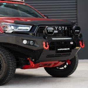 Hamer 4x4 Bull Bar King Series (incl. 3.5T Rated Recovery Points) Suitable For Wider Body GR-S For Toyota Hilux Revo Gr Sport 2023-Present