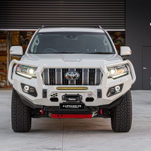 Hamer 4x4 Bull Bar King Series Plus (incl. 3.5T Rated Recovery Points) Suitable For Toyota Landcruiser Prado Prado 150 Series 2018-Present