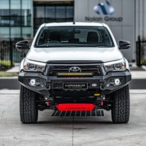 Hamer 4x4 Bull Bar King Series (incl. 3.5T Rated Recovery Points) - Not Suitable For Single Cab And Low-rider Models Suitable For Toyota Hilux Revo 2018-2020
