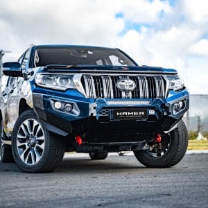 Hamer 4x4 Bull Bar King Series (incl. 3.5T Rated Recovery Points) Suitable For Toyota Landcruiser Prado Prado 150 Series 2018-Present