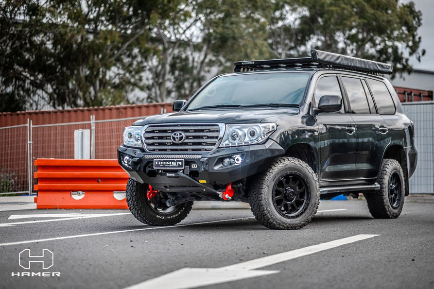 Hamer 4x4 Bull Bar King Series (incl. 3.5T Rated Recovery Points)Suitable For Toyota Landcruiser 200 Series 2008-2015