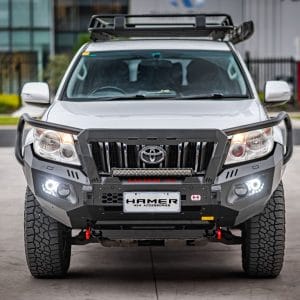Hamer 4x4 Bull Bar King Series Plus (incl. 3.5T Rated Recovery Points) Suitable For Toyota Landcruiser Prado Prado 150 Series 2009-2013