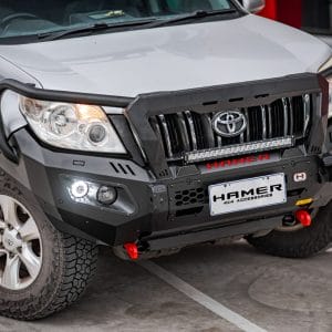 Hamer 4x4 Bull Bar King Series Plus (incl. 3.5T Rated Recovery Points) Suitable For Toyota Landcruiser Prado Prado 150 Series 2009-2013