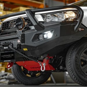 Hamer 4x4 Bull Bar King Series Plus (incl. 3.5T Rated Recovery Points) Suitable For No Flares Model - Not Suitable For Single Cab And Low-rider Models For Toyota Hilux Revo 2024-Present