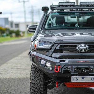 Hamer 4x4 Bull Bar King Series (incl. 3.5T Rated Recovery Points) Suitable For No Flares Model - Not Suitable For Single Cab And Low-rider Models For Toyota Hilux Revo 2024-Present