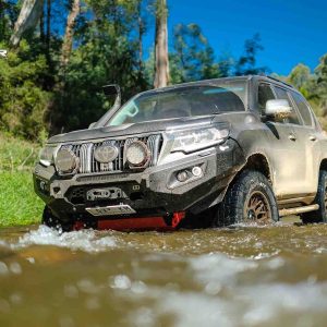 Hamer 4x4 Bull Bar King Series (incl. 3.5T Rated Recovery Points) Suitable For Toyota Landcruiser Prado Prado 150 Series 2018-Present