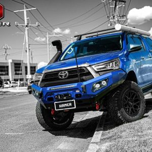 Hamer 4x4 Bull Bar King Series (incl. 3.5T Rated Recovery Points) Suitable For No Flares Model - Not Suitable For Single Cab And Low-rider Models For Toyota Hilux Revo 2024-Present