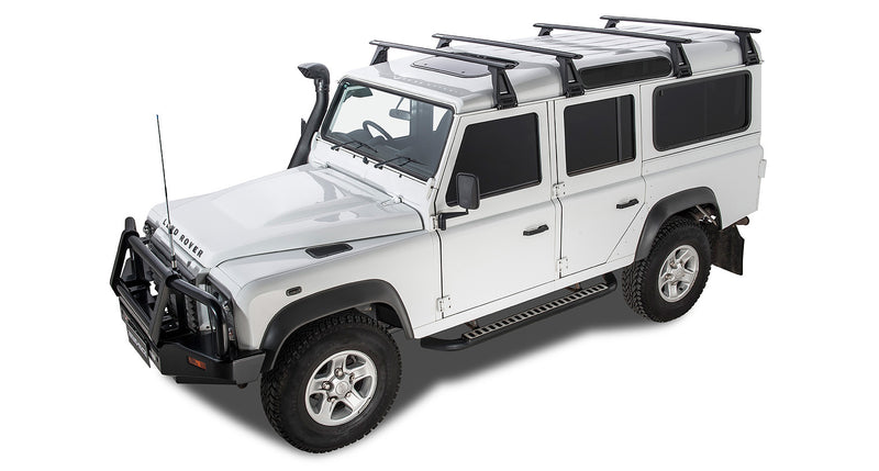 Rhino-Rack Vortex RL210 Black 4 Bar Roof Rack for Land Rover Defender 110 4×4