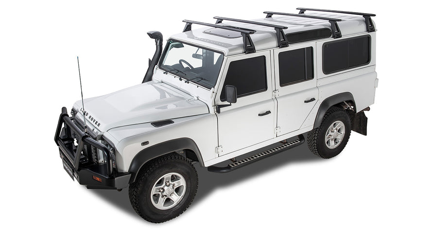 Rhino-Rack Vortex RL210 Black 4 Bar Roof Rack for Land Rover Defender 110 4×4