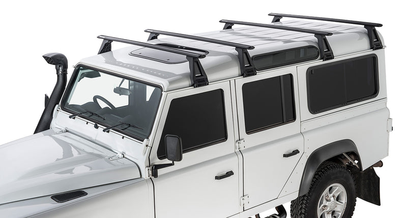 Rhino-Rack Vortex RL210 Black 4 Bar Roof Rack for Land Rover Defender 110 4×4