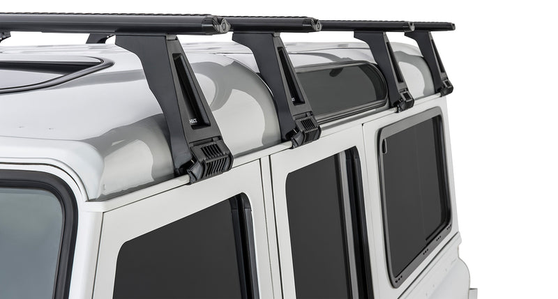 Rhino-Rack Vortex RL210 Black 4 Bar Roof Rack for Land Rover Defender 110 4×4