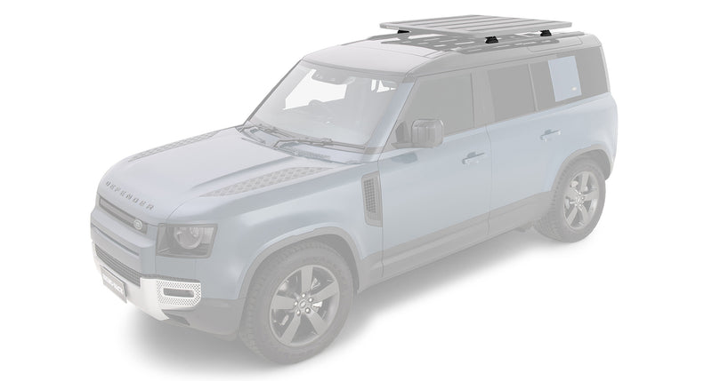 Rhino-Rack Pioneer 5 Platform (1328mm x 1236mm) with RCL Legs for Land Rover Defender 110
