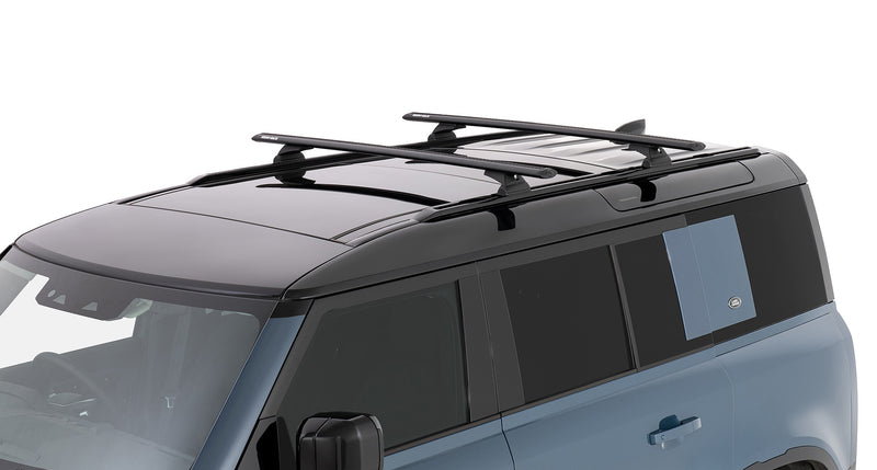 Rhino-Rack Vortex RCL Black 2 Bar Roof Rack for Land Rover Defender 110