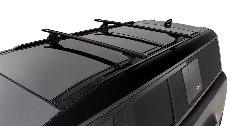 Rhino-Rack Vortex RCL Black 2 Bar Roof Rack for Land Rover Defender 130 L663 4×4